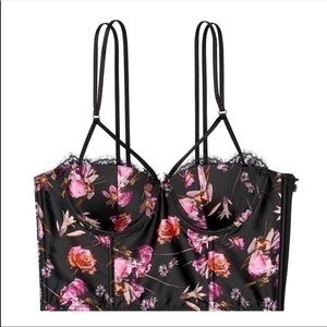 NWOT Floral Lightly Lind Bustier
